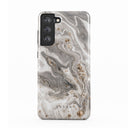 Snowstorm - Grey Marble Samsung Galaxy S21 FE Case