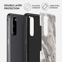 Snowstorm - Grey Marble Samsung Galaxy S20 FE 4G / 5G Case 6