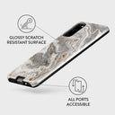 Snowstorm - Grey Marble Samsung Galaxy S20 FE 4G / 5G Case 7