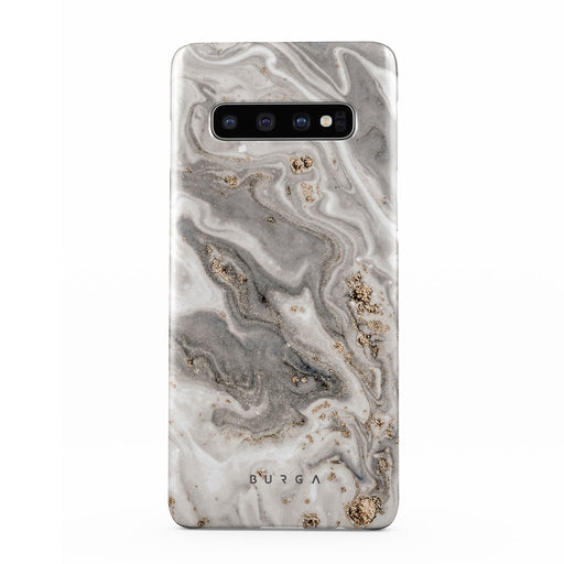 Snowstorm - Grey Marble Samsung Galaxy S10 Plus Case 1