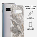 Snowstorm - Grey Marble Samsung Galaxy S10 Plus Case 2