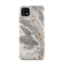 Snowstorm - Grey Marble Samsung Galaxy A22 5G Case