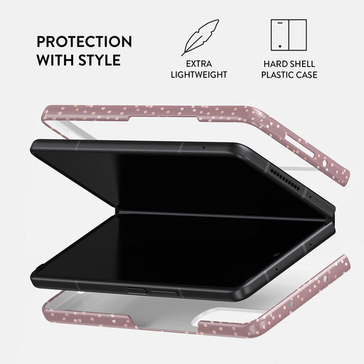 Hot Cocoa - Spotted Samsung Galaxy Z Fold 3 Case 2