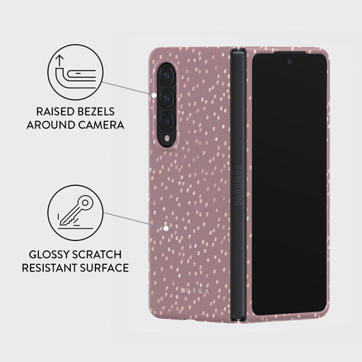 Hot Cocoa - Spotted Samsung Galaxy Z Fold 3 Case 3