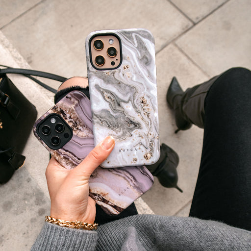 Snowstorm - Grey Marble Samsung Galaxy S10 Plus Case 11