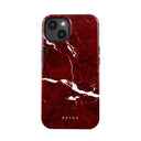 Iconic Red Ruby - Marble iPhone 14 Case 5