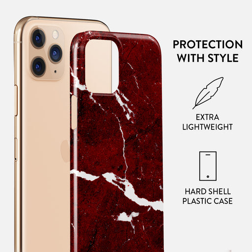 Iconic Red Ruby - Marble iPhone 11 Pro Case 2