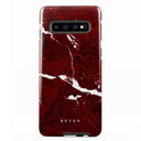 Iconic Red Ruby - Marble Samsung Galaxy S10 4G Case