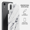 Satin White - Marble iPhone XR Case 2