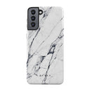 Satin White - Marble Samsung Galaxy S21 Case 5