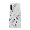 Satin White - Marble Samsung Galaxy Note 10 Case 1