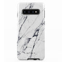 Satin White - Marble Samsung Galaxy S10 4G Case 5