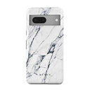 Satin White - Marble Google Pixel 7 Case 1