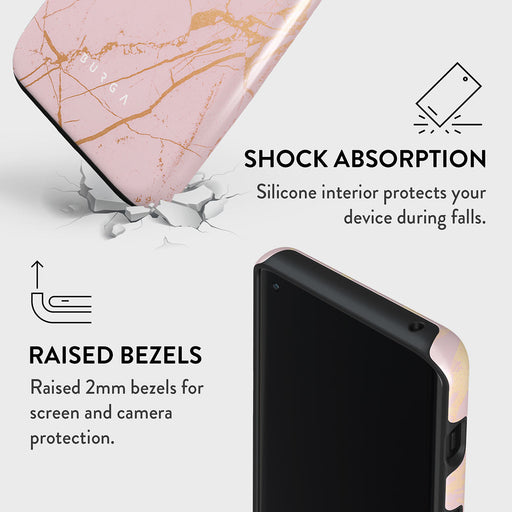 Peachy Gold - Pink Marble OnePlus 10 Pro 5G Case 4