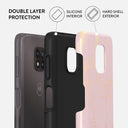 Peachy Gold - Pink Marble Motorola Moto G Power 2021 Case 2