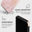 Peachy Gold - Pink Marble Motorola Moto G Power 2021 Case 4