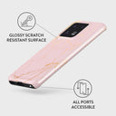 Peachy Gold - Pink Marble Xiaomi 13 Pro Case 3