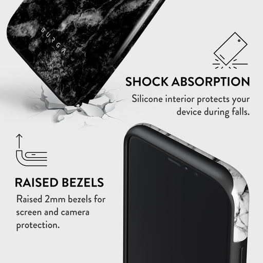 Fatal Contradiction - Black & White Marble iPhone 11 Pro Case 8