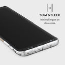 Fatal Contradiction - Black & White Marble Samsung Galaxy S8 Case 4