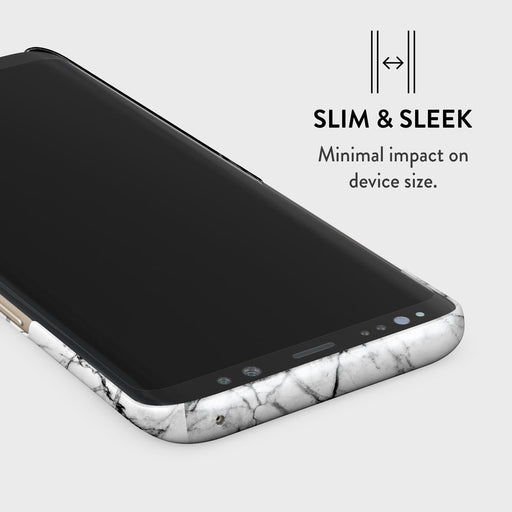 Fatal Contradiction - Black & White Marble Samsung Galaxy S8 Case 4
