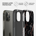 Rose Gold Marble - iPhone 12 Pro Case 6