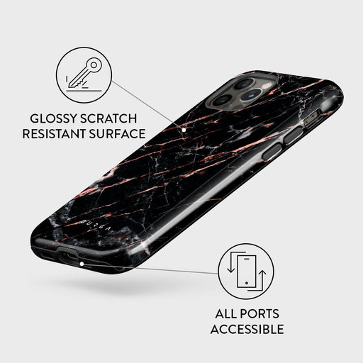 Rose Gold Marble - iPhone 12 Pro Case 7