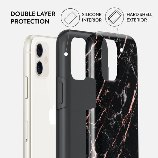 Rose Gold Marble - iPhone 11 Case 6