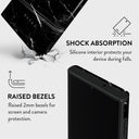 Noir Origin - Black Marble Samsung Galaxy S23 Ultra Case 8