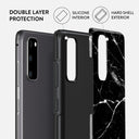 Noir Origin - Black Marble Samsung Galaxy S20 FE 4G / 5G Case 6