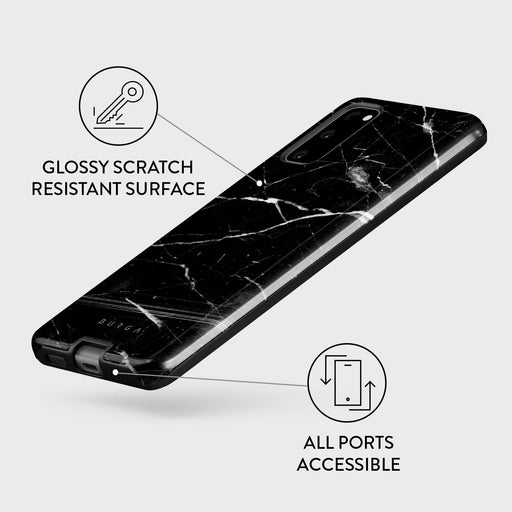 Noir Origin - Black Marble Samsung Galaxy S20 FE 4G / 5G Case 7