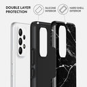 Noir Origin - Black Marble Samsung Galaxy A33 Case 2