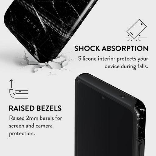 Noir Origin - Black Marble Samsung Galaxy A33 Case 4