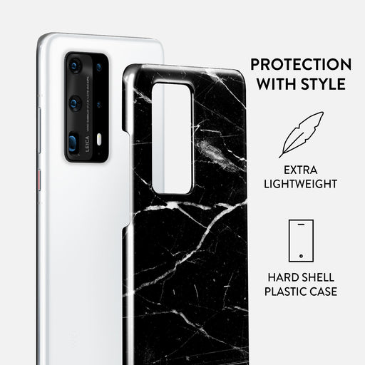 Noir Origin - Black Marble Huawei P40 Pro Plus Case 2