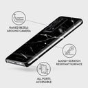 Noir Origin - Black Marble Huawei P40 Pro Plus Case 3
