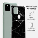 Noir Origin - Black Marble Google Pixel 5 Case 2