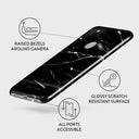 Noir Origin - Black Marble Google Pixel 5 Case 3