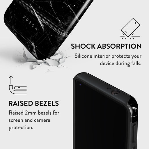 Noir Origin - Black Marble Motorola Moto G Power 2021 Case 4