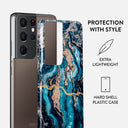 Mystic River - Blue Marble Samsung Galaxy S21 Ultra Case 2