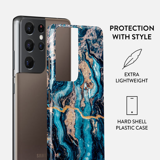 Mystic River - Blue Marble Samsung Galaxy S21 Ultra Case 2