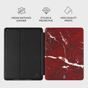 Iconic Red Ruby - Marble iPad 10.2 (9th/8th/7th Gen) Case 3