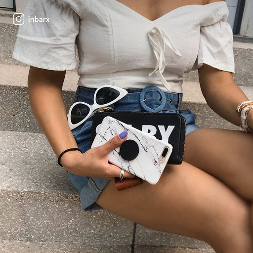 Satin White - Marble Samsung Galaxy S10 4G Case 11