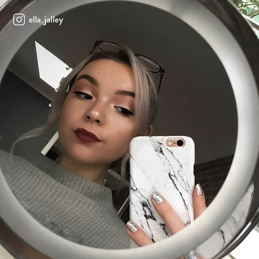 Satin White - Marble Samsung Galaxy S10 4G Case 12