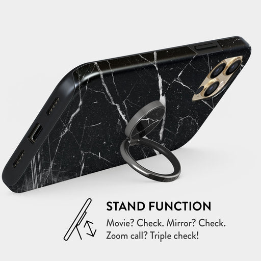 Noir Origin - Black Marble Ring Holder 4