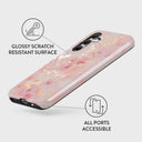 Golden Coral - Pink Samsung Galaxy A54 Case 3