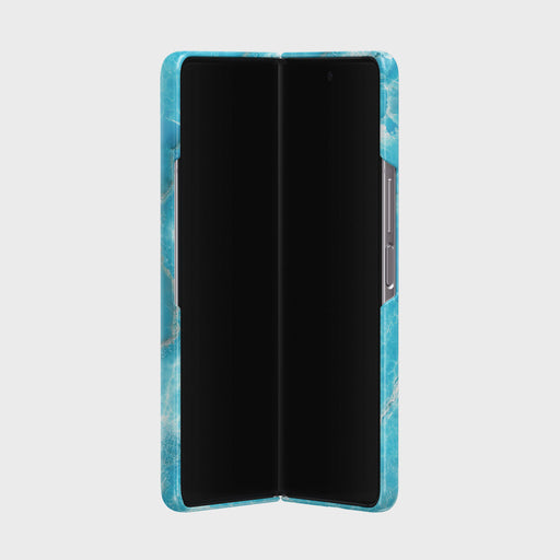 Ocean Waves - Blue Samsung Galaxy Z Fold 4 Case 5