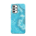 Ocean Waves - Blue Samsung Galaxy A73 Case 1