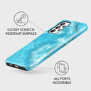 Ocean Waves - Blue Samsung Galaxy A73 Case 3