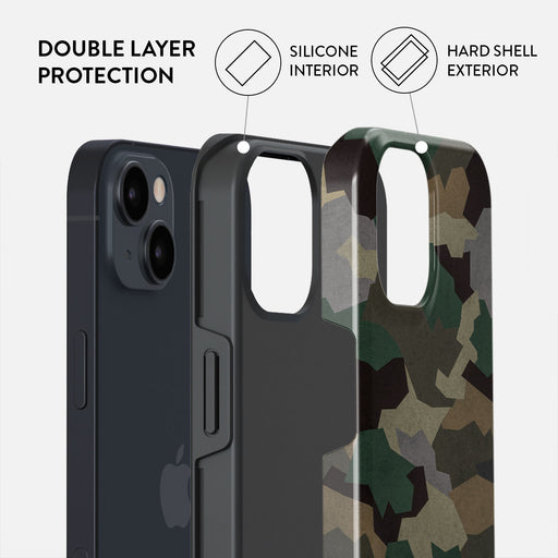 Tropical Green Camo - iPhone 14 Plus Case 6