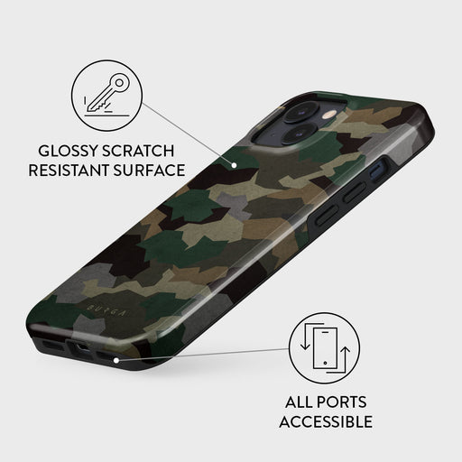Tropical Green Camo - iPhone 14 Plus Case 7