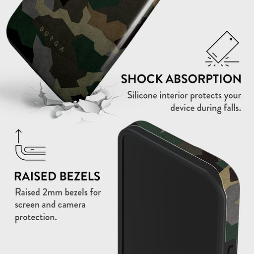 Tropical Green Camo - iPhone 14 Plus Case 8